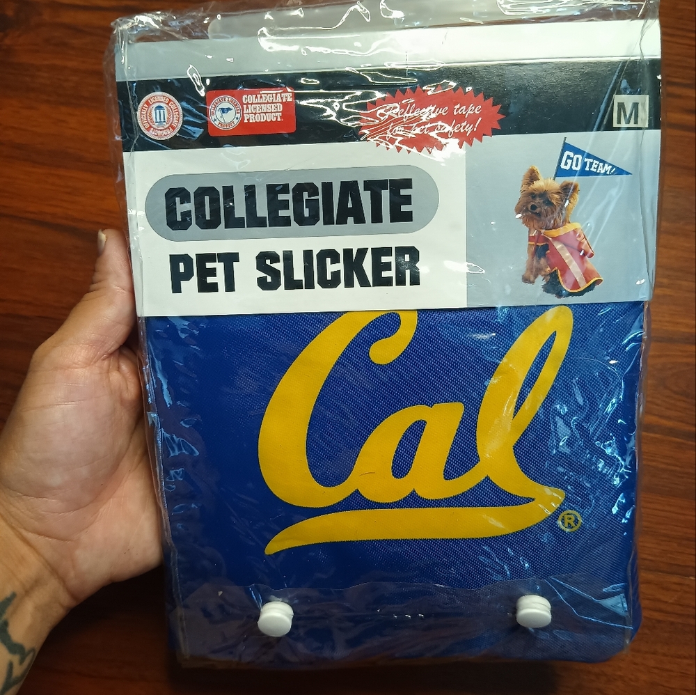 Cal Berkeley Dog Slicker Sz Medium